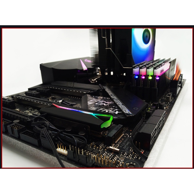 Bộ Tản Nhiệt Ổ Cứng SSD zzz 5V ARGB NVMe M 2 Cho Ổ Cứng M 2