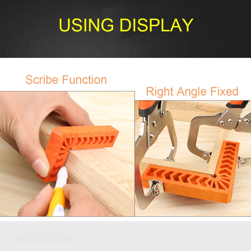 Bộ 6 Thước Kẹp Định Vị Chữ L Góc 90 Độ Tiện Dụng