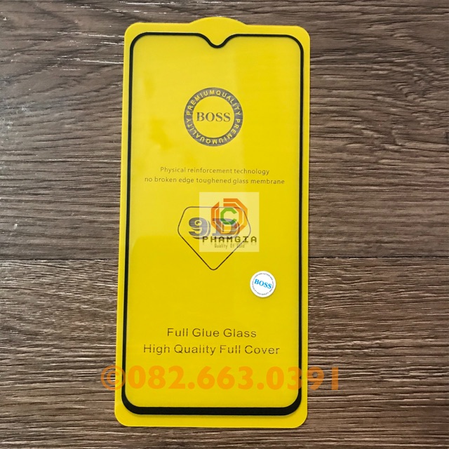 Samsung A10s - kính cường lực full + camera a10s