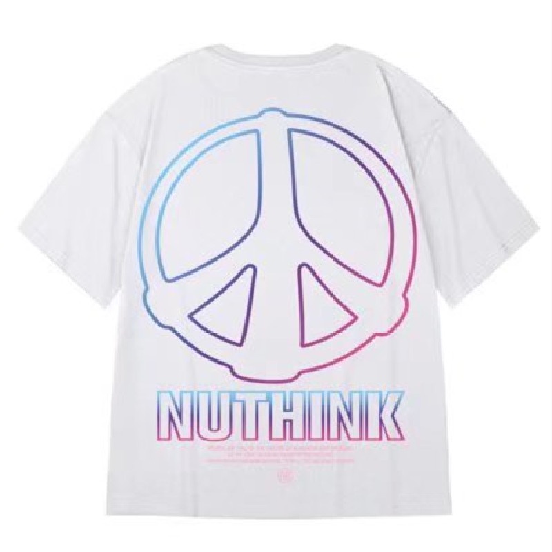 Áo Thun Tay Ngắn Cổ Tròn In Chữ Thời Trang Unisex Size M-8XL