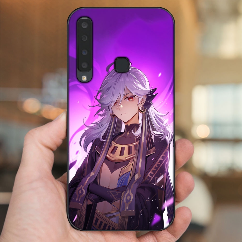 Ốp lưng Samsung A9 2018 viền đen in hình Cyno Genshin Impact