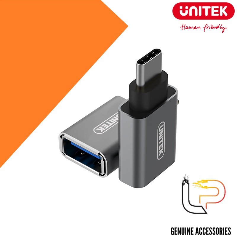 Đầu đổi Type-C ra USB 3.0 Unitek Y-A 025CGY - Type-c OTG Unitek Y-A 025CGY