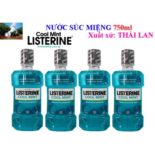 NƯỚC SÚC MIỆNG LISTERINE Thái lan 2chai 750ml.