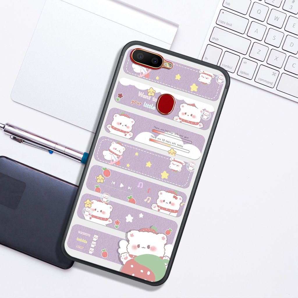 Ốp Lưng OPPO A5S - A7 - A12 - F9 , In Hình Sinh Động, Dễ Thương, Màu Sắc Cá Tính..