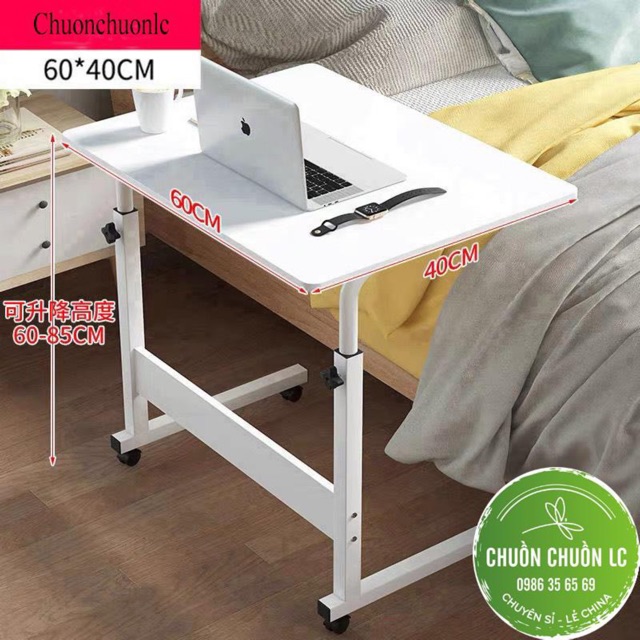 Bàn máy tính di động điều chỉnh độ cao 60*40cm | BigBuy360 - bigbuy360.vn