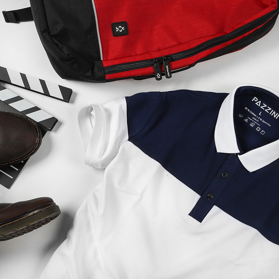 ÁO THUN TAY NGẮN POLO NAM CÓ CỔ- POLO PAZZINI PHỐI CAO CẤP - chất thun mát | BigBuy360 - bigbuy360.vn