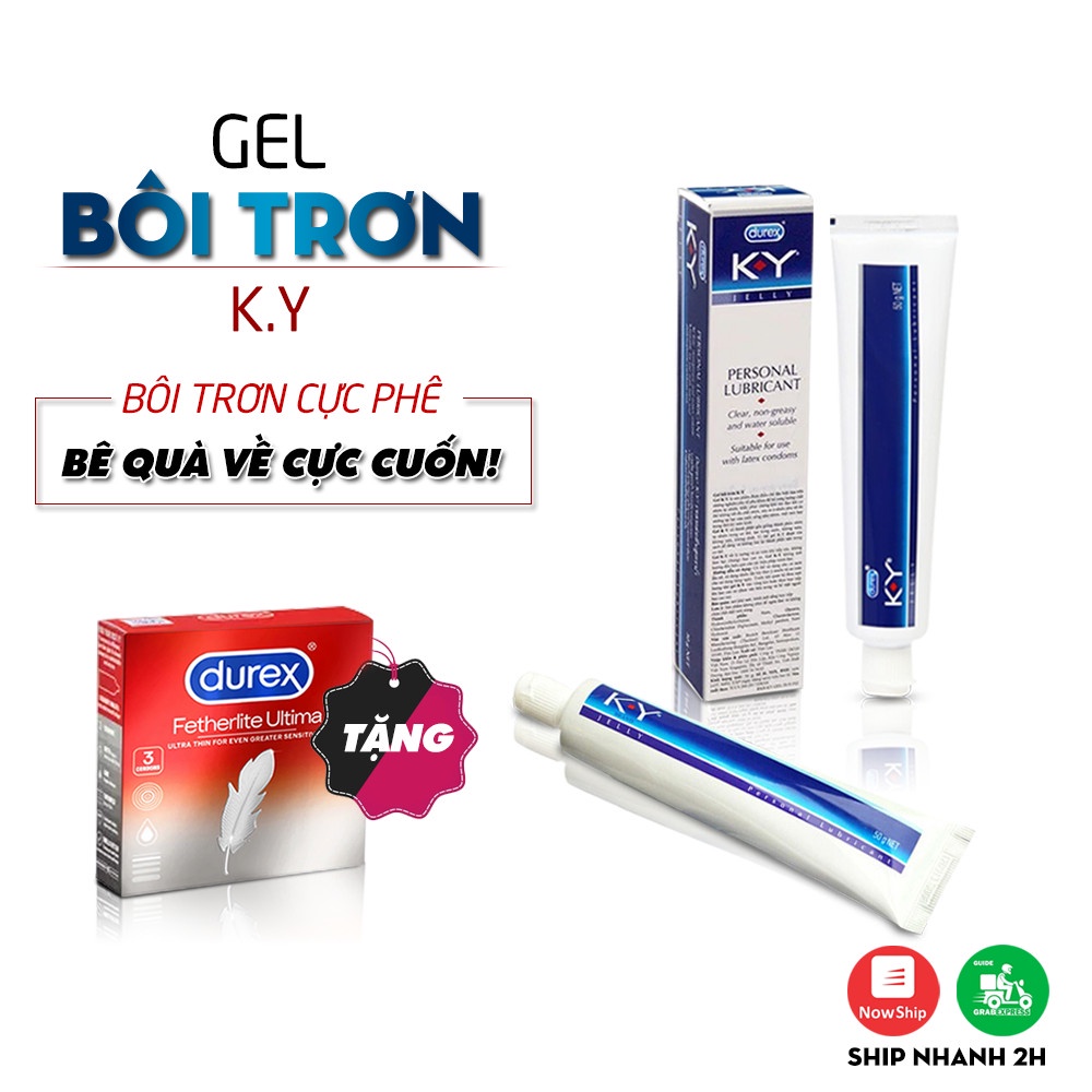 Gel Bôi Trơn Durex KY 50ml - Tăng độ nhờn, ướt át, mượt mà và thăng hoa hơn