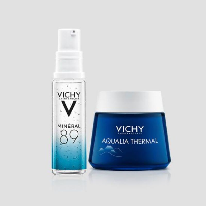 Bộ sản phẩm dưỡng ẩm chuyên sâu và giúp làm sáng da Vichy Aqualia Thermal Night Spa 75ml

