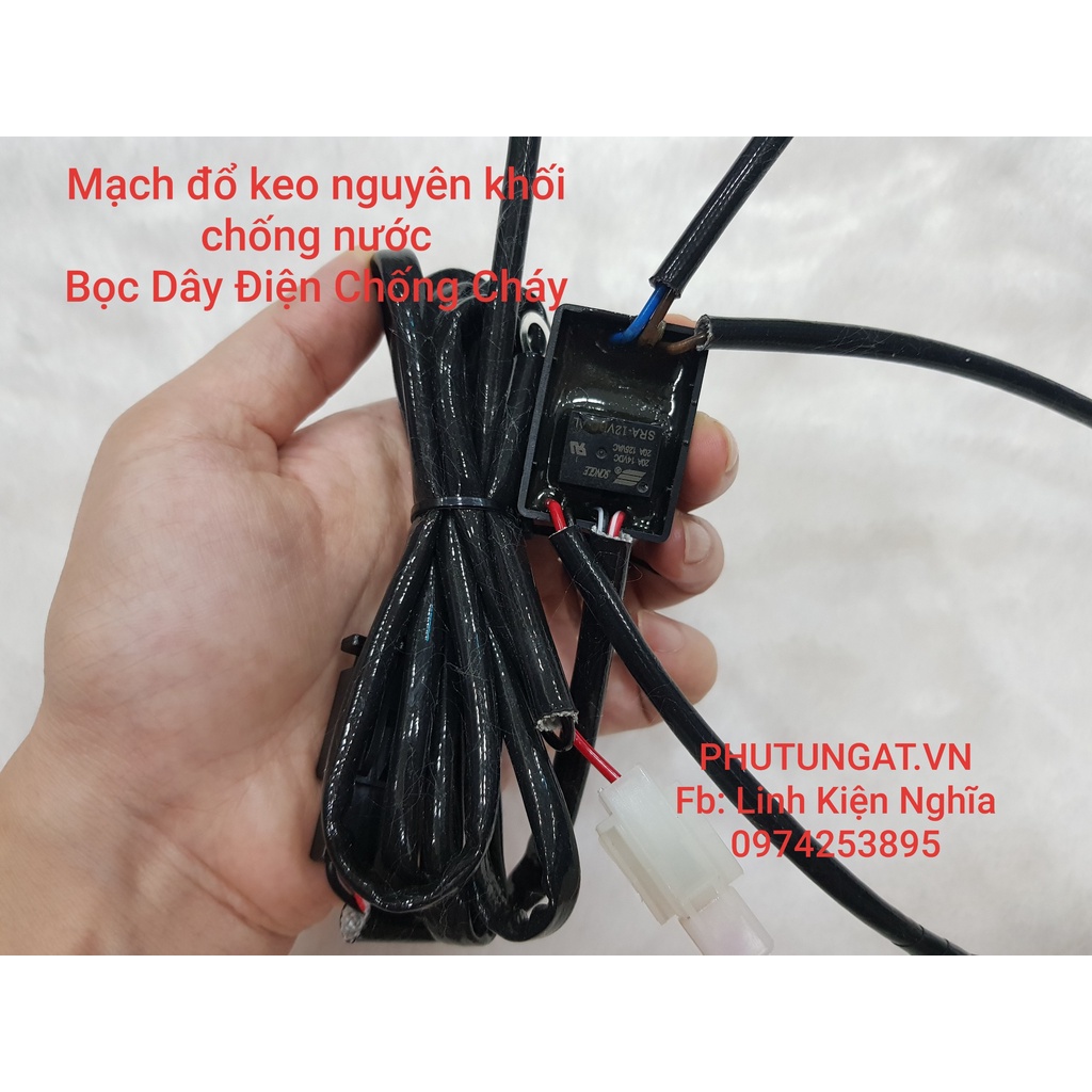 Mạch Passing Đèn Trợ Sáng Xe Sonic Sử dụng trên nút đề rời Bấm Sắn Giắc Cắm Như Zin Bảo Hành 12 Tháng