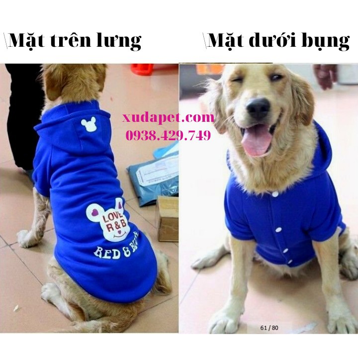 Áo Hoodie Cho Chó Lớn Red And Bull tạo sự thoải mái mát mẻ cho những chú boss yêu – Xudapet - SP000604