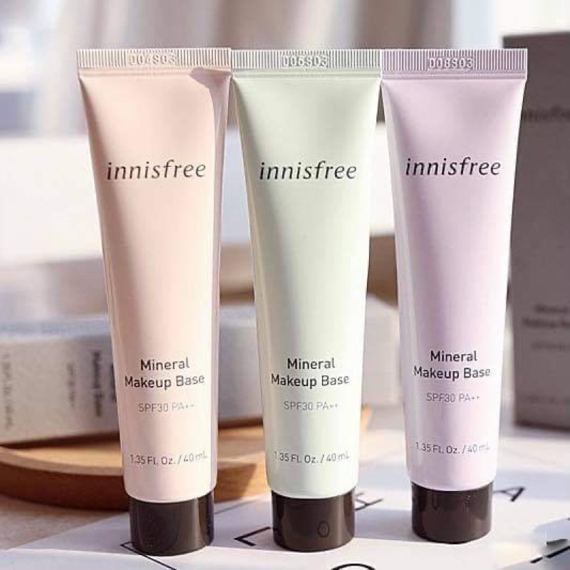 Kem lót kiềm dầu chỉnh tông da Innisfree Mineral Makeup Base Spf 30 PA+++