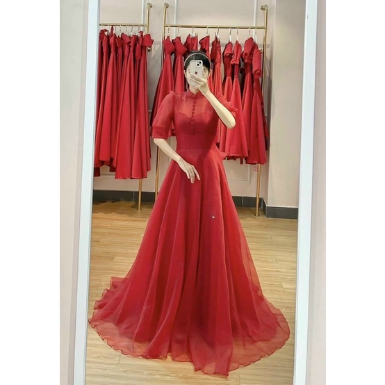 ĐẦM TAY PHỒNG XẾP LY BO EO full size S/M/L/XL (ảnh và video do chủ shop chụp )