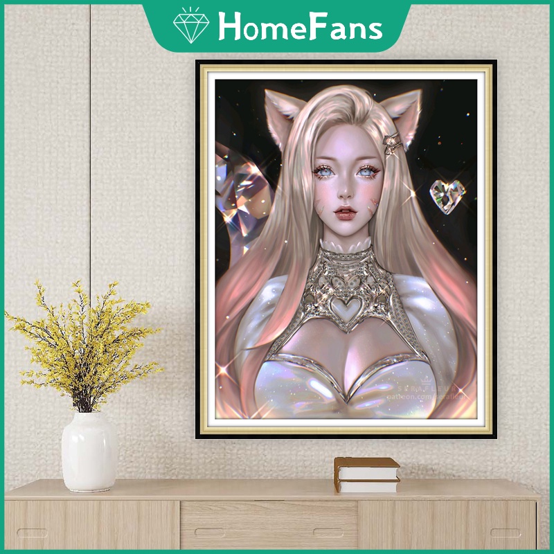 Bộ Tranh Đính Đá 5D Tự Làm Hình Siêu Anh Hùng Trang Trí Nhà Cửa 40x50cm