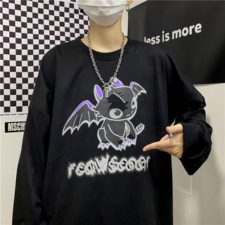 Áo thun tay dài form rộng Reawscoct NEKO.SG, Áo thun Streetwear ulzzang SWT30