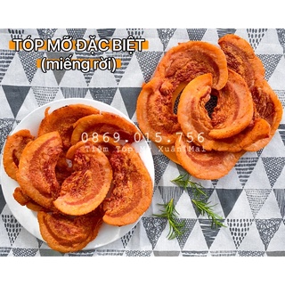 Tóp mỡ NGUYÊN VỊ miếng rờiGIÒN-500g