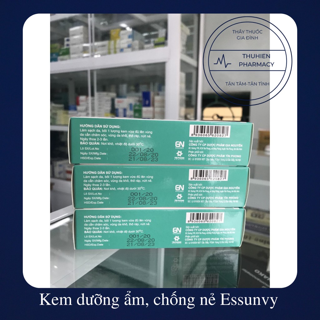 Kem dưỡng ẩm, chống nẻ Esunvy bảo vệ da khỏi hanh khô nứt nẻ, thô ráp