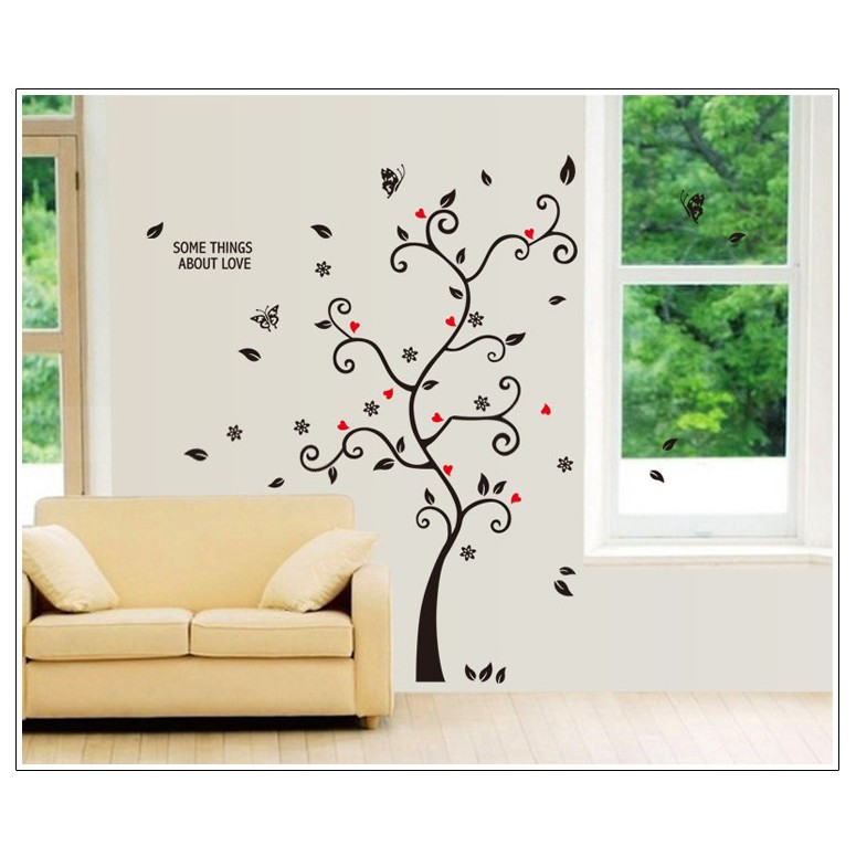Decal dán tường Cây khung ảnh - treo ảnh 16 DCX061 AmyShop