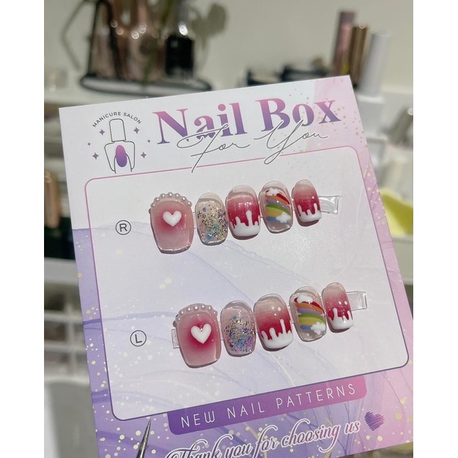 Nail box dáng hạt Na