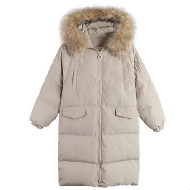 CÓ SẴN ÁO PHAO CỔ LÔNG DÁNG DÀI CÓ ẢNH THẬT | BigBuy360 - bigbuy360.vn