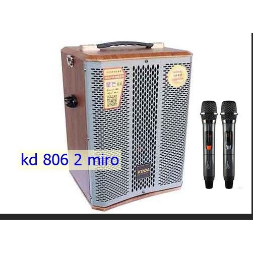 Loa kéo di động JBL 6888 2 Mic VÀNG + 3 đường tiếng 100w