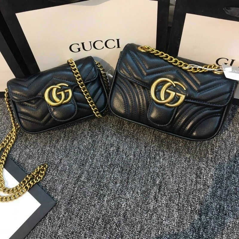 Túi xách nữ  𝑭𝑹𝑬𝑬𝑺𝑯𝑰𝑷  Túi đeo chéo Gucci Nữ sách tay Nhiều ngăn đựng tiền,điện thoại (nữ tính,sang trong) TXN 19067