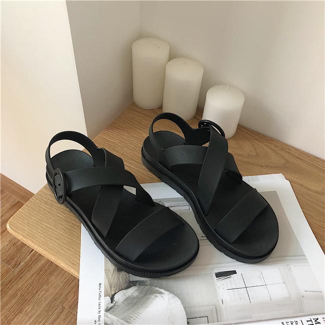 Sandal nữ chun chéo siêu mềm đi học, đi chơi đẹp, dép quai hậu nữ thời trang hàn quốc hot mùa hè 2020