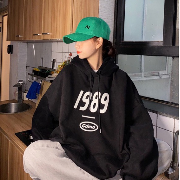 Áo Hoodie, Chất Nỉ Bông Cotton 1989 & 1987 Form Rộng Thụng Unisex | BigBuy360 - bigbuy360.vn
