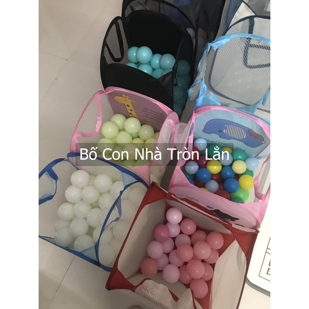 100 quả banh nhựa 7 cm Holla loại đẹp - BÓNG SIÊU CĂNG - 100 bóng nhựa 7cm an toàn cho bé - Bóng Hola Hàn Quốc nhựa HDPE