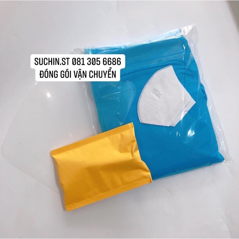[Mã SKAMLTSM9 giảm 10% đơn 99K] Bộ đồ bảo hộ y tế, phòng chống dịch, vải kháng khuẩn Suchin | BigBuy360 - bigbuy360.vn