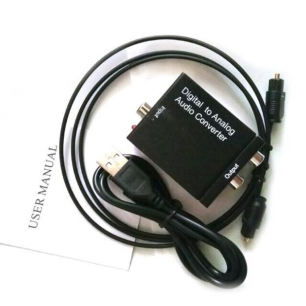 Bộ chuyển Quang ra AV + Dây Quang