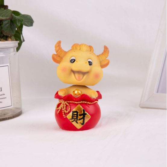 Sét trang trí sinh nhật cho bé - CẶP ĐÔI TRÂU NGỒI HŨ