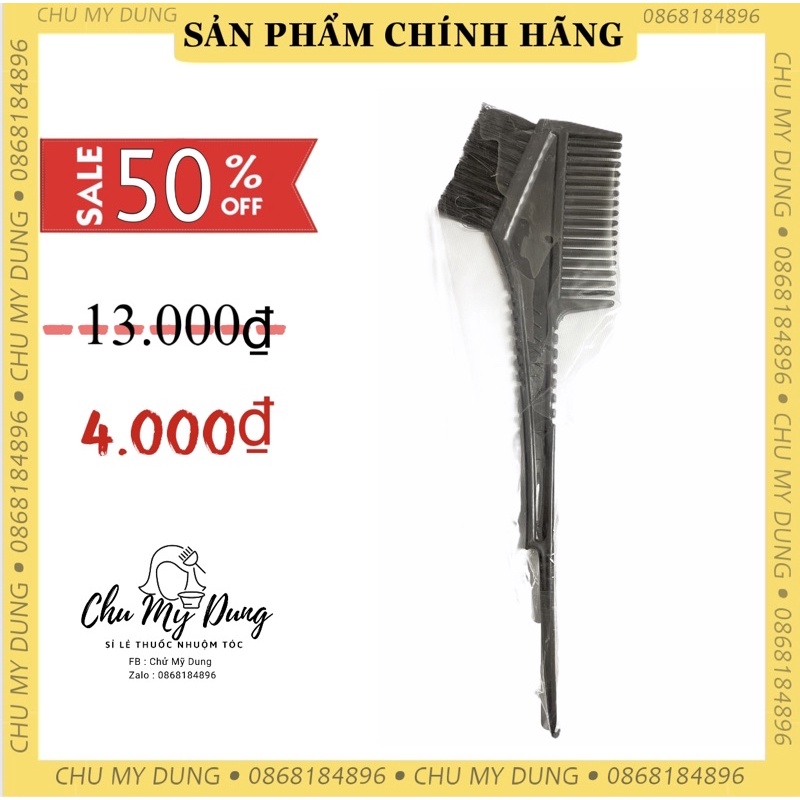 Lược nhuộm tóc 2 đầu loại to giá sỉ , bát nhuộm