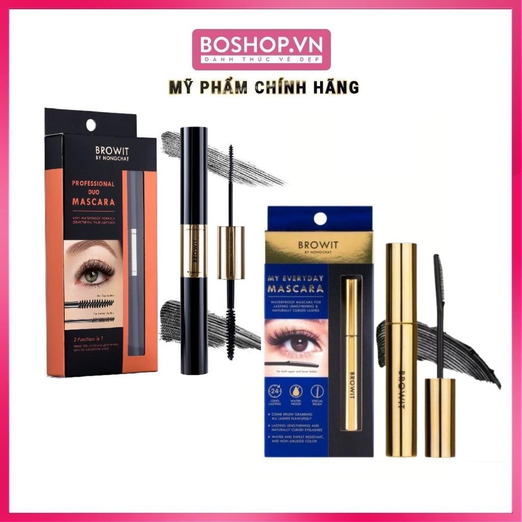 Mascara Browit By Nongchat Professional Thái Lan - Chuốt Mi 2 Đầu Và Chống Nước