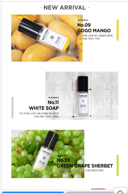 Nước hoa WDressroom 70ml no 97 và no 49 siêu thích | BigBuy360 - bigbuy360.vn