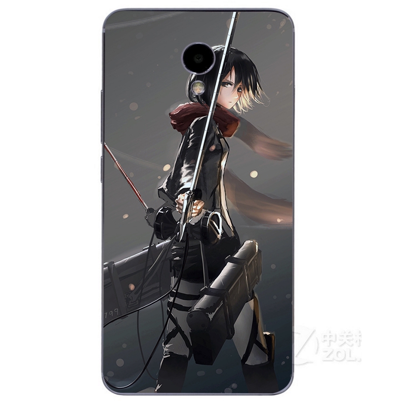 Ốp điện thoại Attack on Titan thời trang cho Lenovo Vibe Z5 Z5s P2a42 P1Ma40 P1 S5 Pro A2800 A1000 A2010 A5000