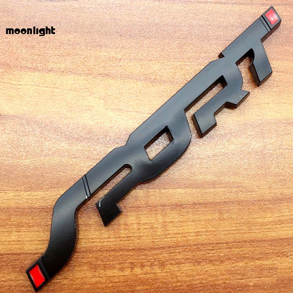 Miếng Dán Chữ SPORT 3D Bằng Kim Loại Trang Trí Xe Hơi / Xe Tải