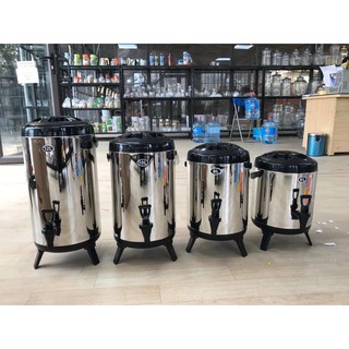 Bình ủ trà sữa, bình giữ nhiệt 3 lớp  Inox 6L, 8L, 10L, 12L chất liệu inox 304