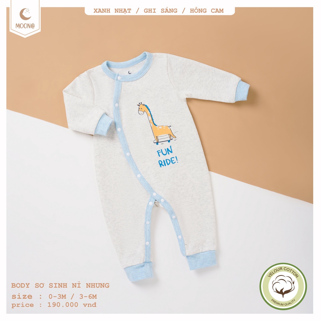 BODY CÀI GIỮA NỈ NHUNG MOON@ CHẤT DÀY DẶN THU ĐÔNG CHO BÉ