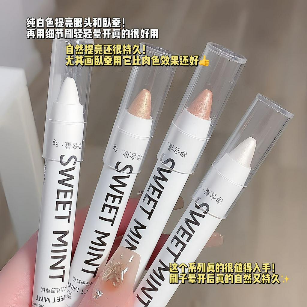 Bút Phấn nhũ Mắt Bắt Sáng Sweet Mint nhung mịn lâu trôi chống nước