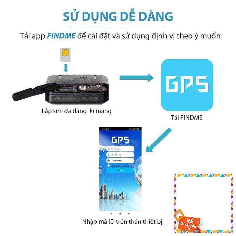 Máy Định Vị N19S - thiết bị định vị xe máy không dây mini siêu nhỏ,,hàng chính hãng bảo hành 1 năm