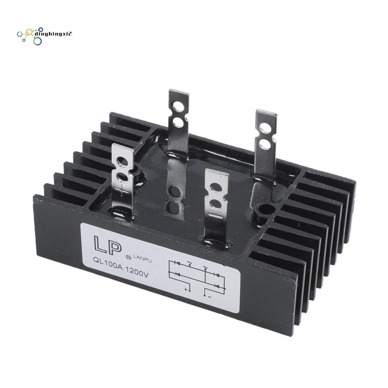 Cầu Chỉnh Lưu 100amp 1200volts 4 Pins 1 Pha Ql100 Type