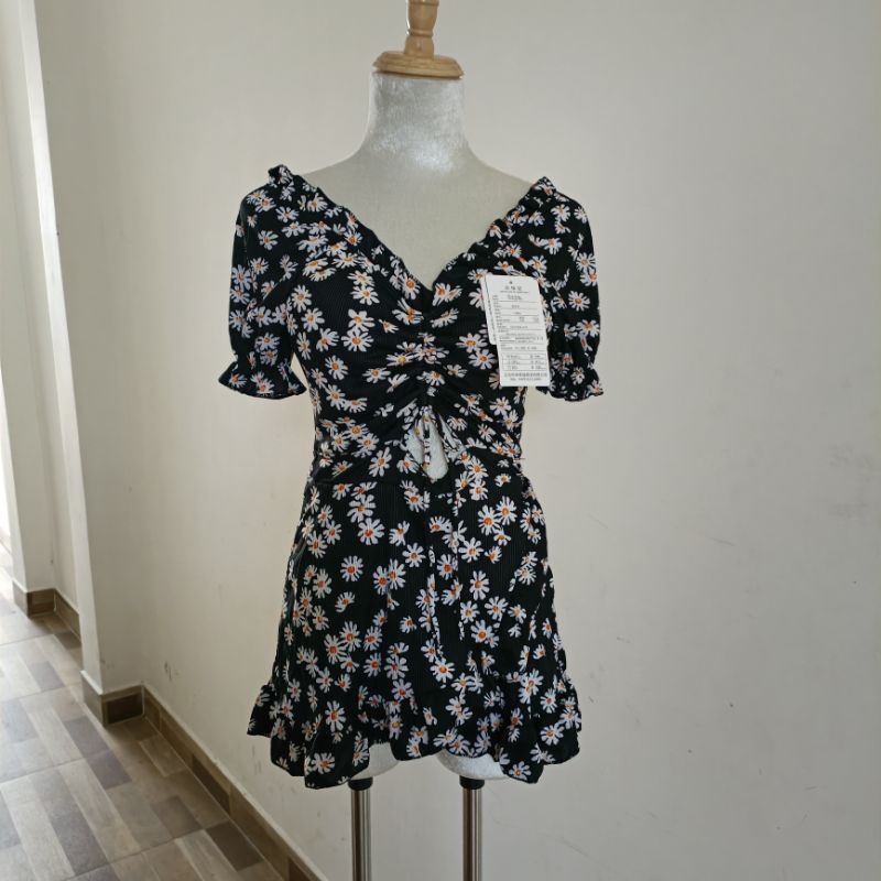 Bikini đồ bơi nữ liền mảnh hoa cúc - đồ bơi nữ - ảnh thật