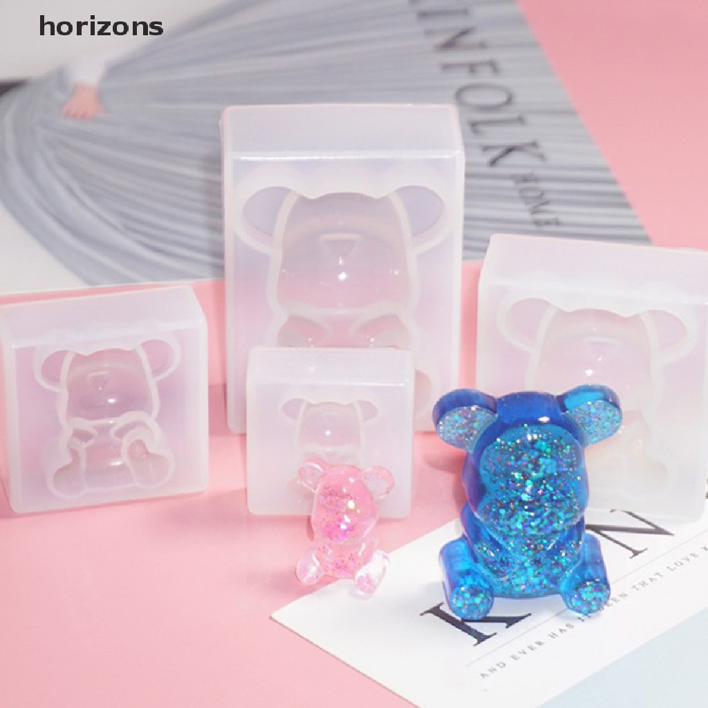 Khuôn Silicone Tạo Hình Gấu Làm Trang Sức DIY