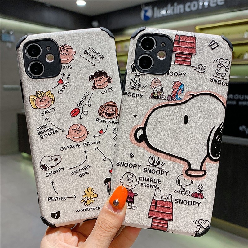 Ốp lưng Huawei Y9 Y9S Y7 P30 Nova 3i 3e 5T Lite Pro Prime 2019 Cartoon Snoopy Soft Anti Shock Relief case TPU Cover