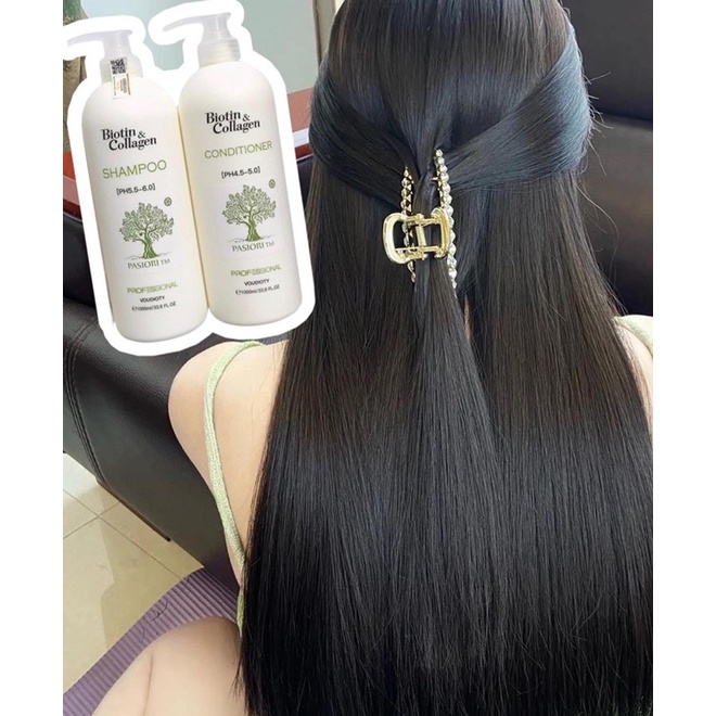 Bộ gội xả Biotin Collagen phục hồi chống rụng tóc
