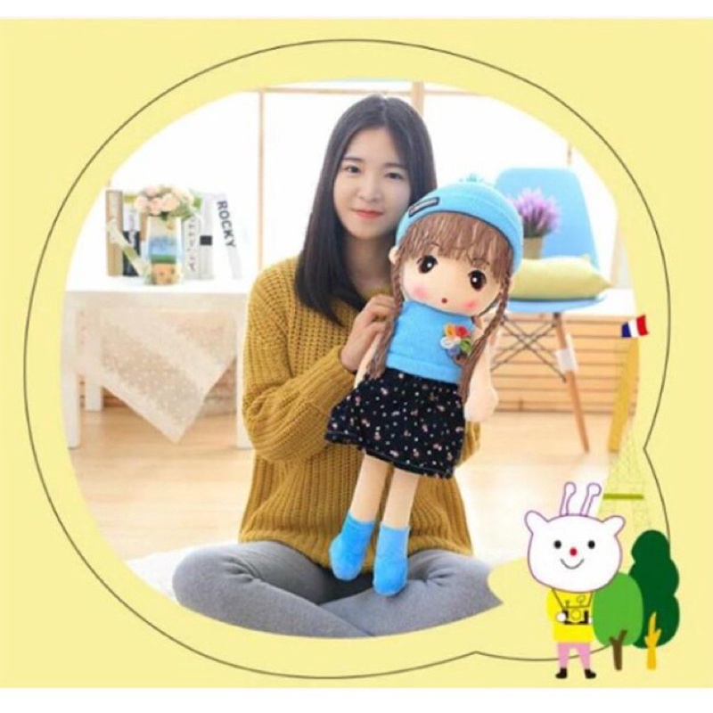 [ Hoả Tốc] Búp Bê Gấu Bông Váy Len Xinh Xắn Đáng Yêu