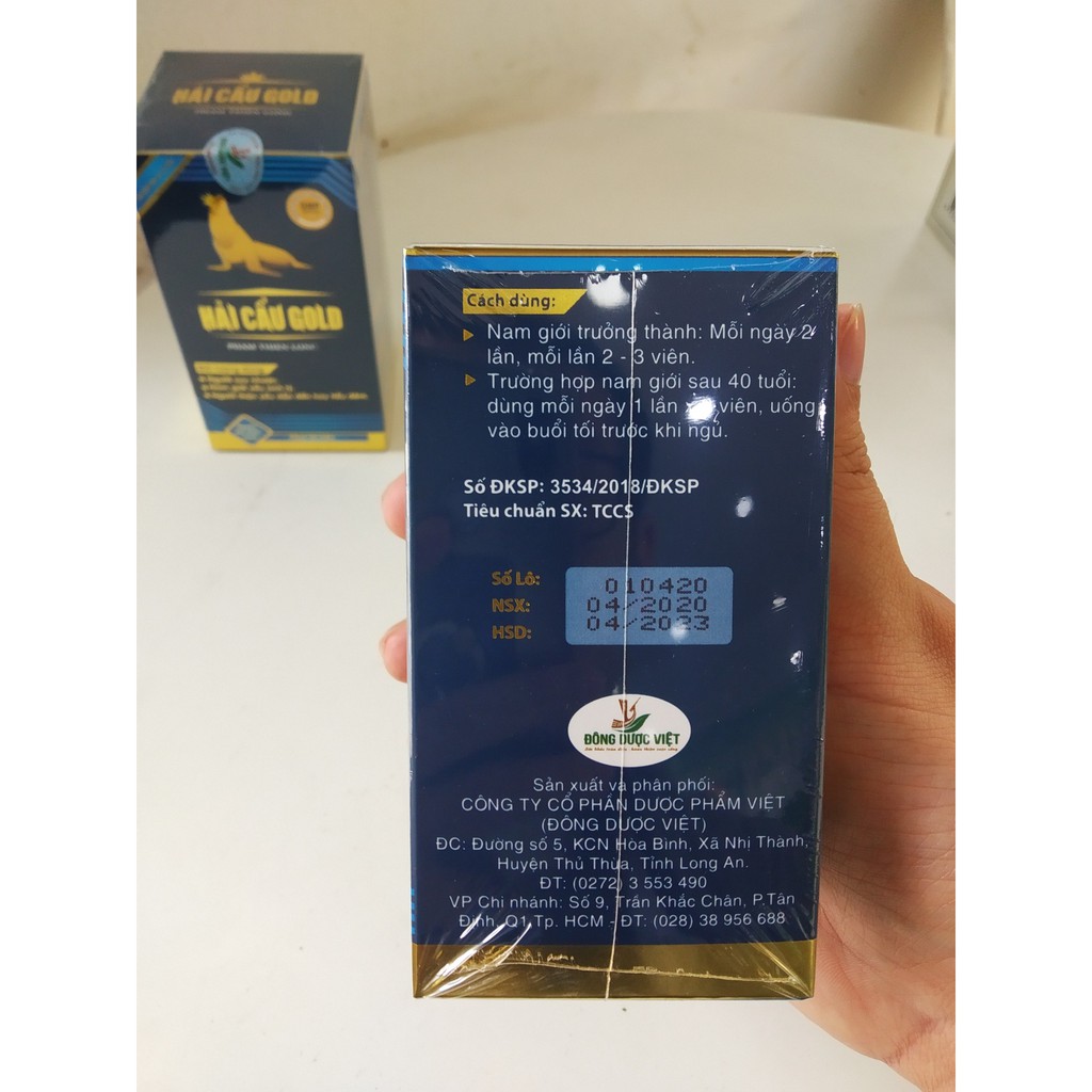 Hải Cẩu Gold Phạm Thiên Long – Giúp Tăng cường sinh lý nam, bổ thận tráng dương (40 viên)