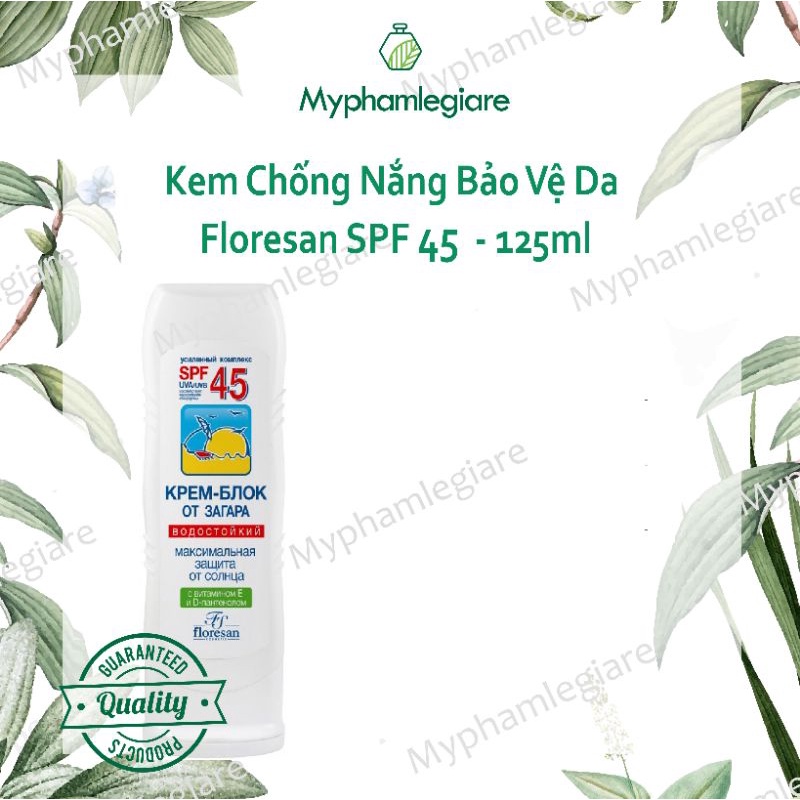 KEM CHỐNG NẮNG FLORESANT SPF 45 (trắng)