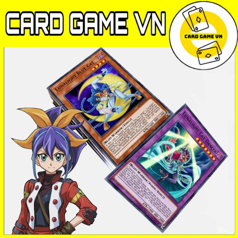 Bài YuGiOh - Bộ 63 lá bài Lunalight Celina Deck - Card Game VN