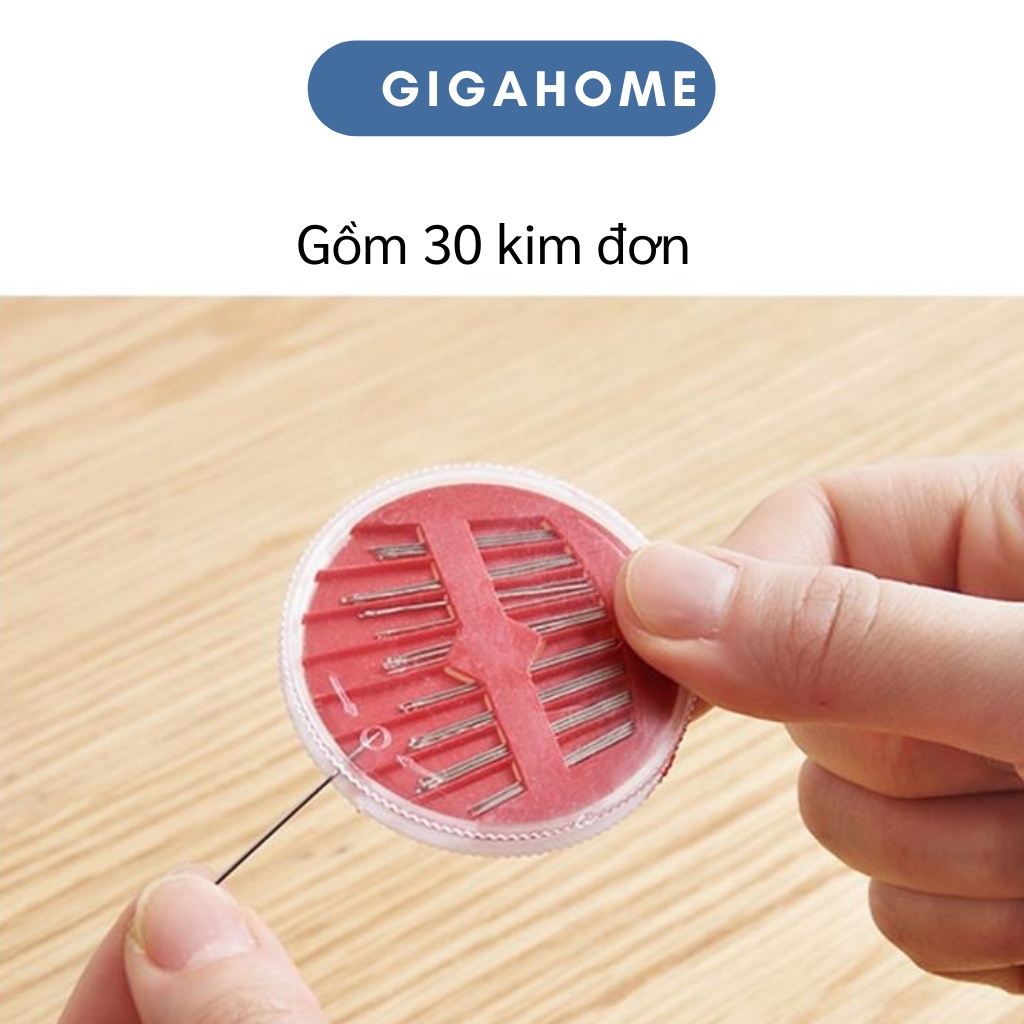 Bộ Kim Chỉ May Vá Đa Năng 58 Món Gồm Nhiều Phụ Kiện GIGAHOME Kèm Túi Đựng 8472